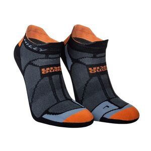 Hilly Unisex Adult Marathon Fresh Socks / Black/Orange